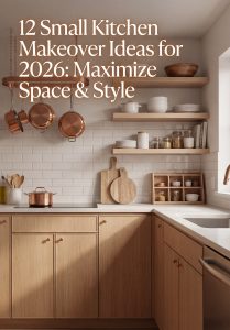 Read more about the article 12 Small Kitchen Makeover Ideas for 2026: Maximize Space & Style
