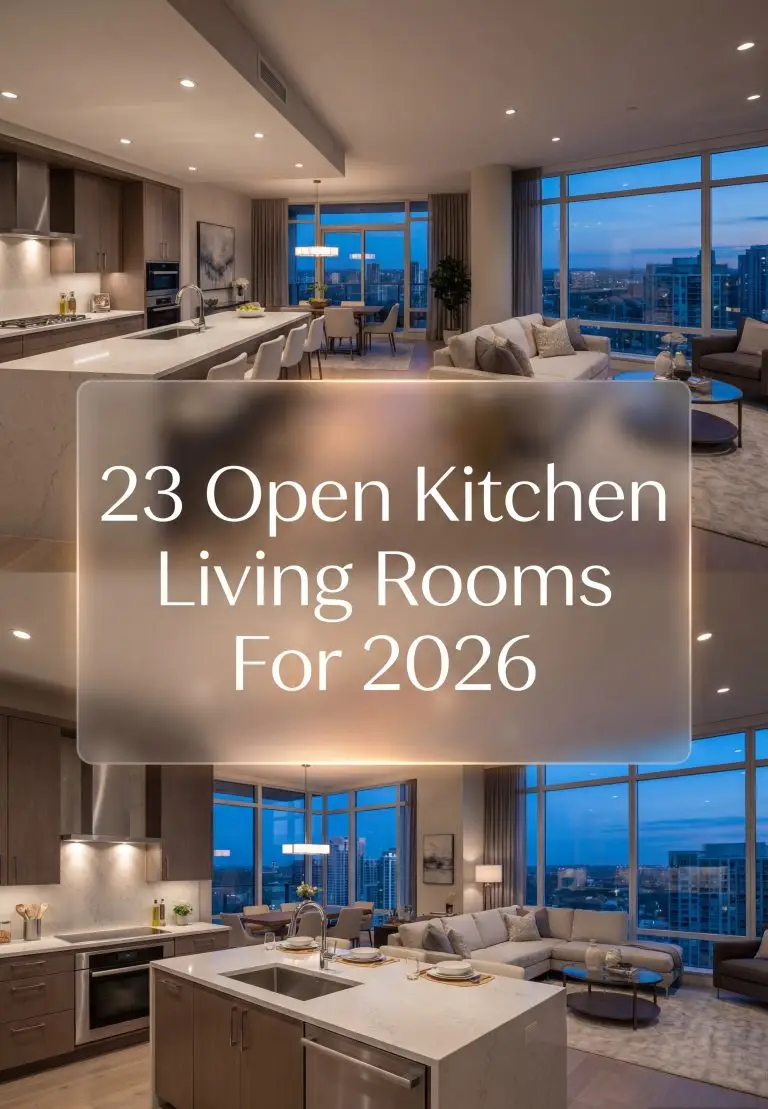 23 Open Kitchen Living Rooms for 2026: Modern Interior Design Ideas