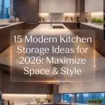 15 Modern Kitchen Storage Ideas for 2026: Maximize Space & Style