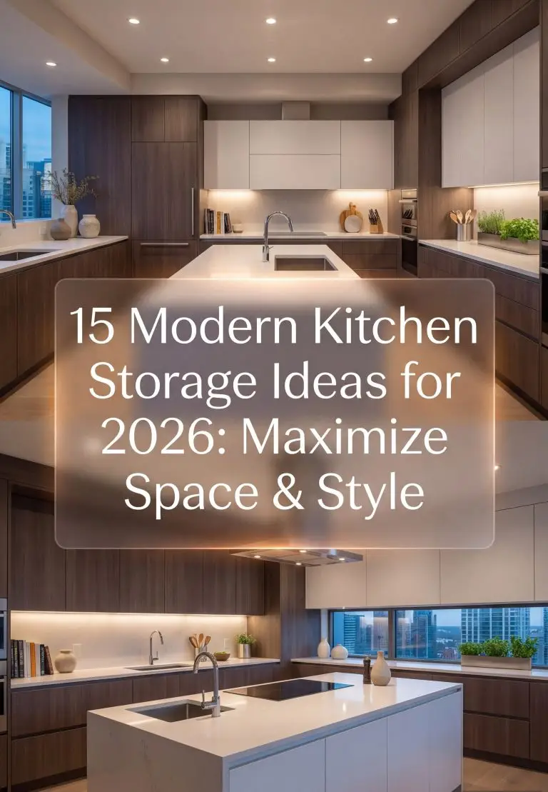 15 Modern Kitchen Storage Ideas for 2026: Maximize Space & Style